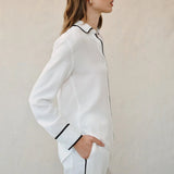 Contrast Trim Shirt