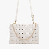 Lindy Clutch Woven Large - Off White