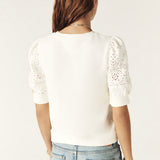 Lael Eyelet Sweatshirt