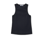 black tank top on white background 