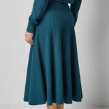 Flared Knit Skirt