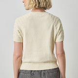 Textured Sleeve Sweater