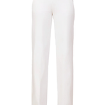 White pants on a white background