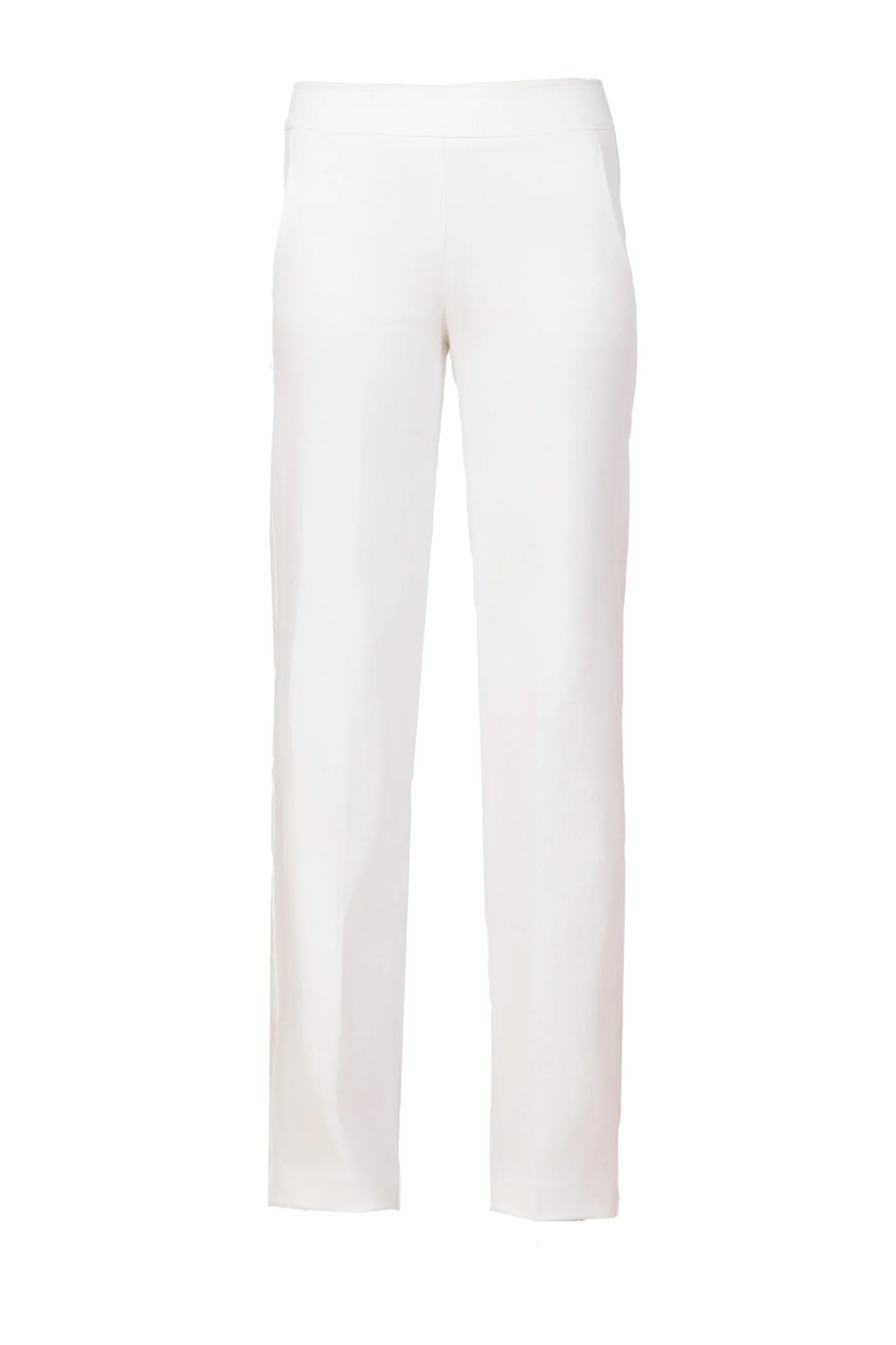 White pants on a white background
