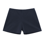 navy shorts on white background
