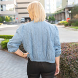 Quilted Denim Jacket