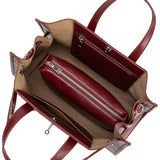 Sutton Burgundy Recycled Vegan Leather Tote Bag