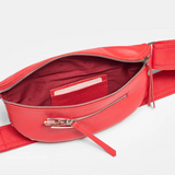 Charles Crossbody - Lighthouse Red/Brushed Silver