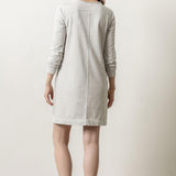 Front Seam Crewneck Dress