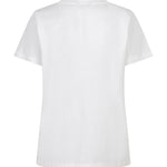 White t-shirt on a white background