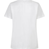 White t-shirt on a white background