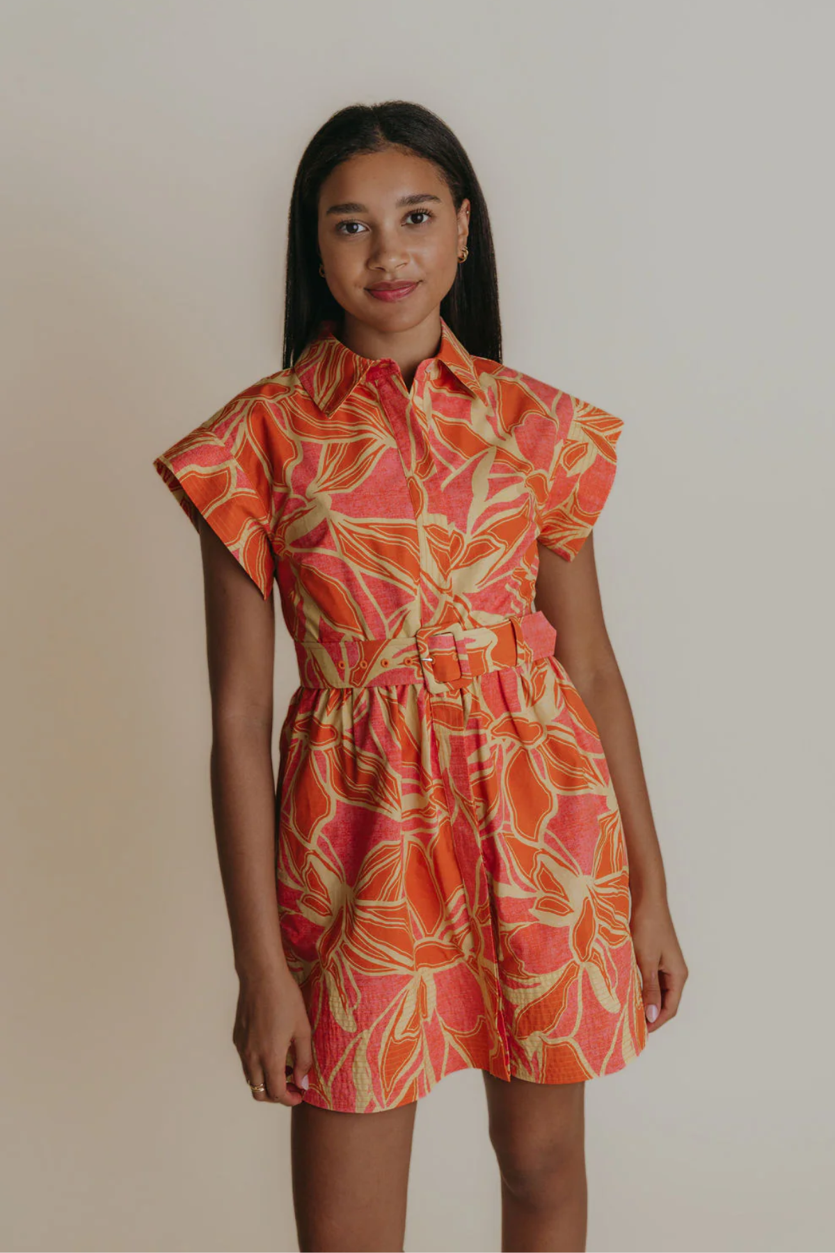 short colorful dresses Brandi Blue Floral Short Dress