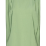 green sleeveless top on white background 