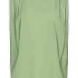 green sleeveless top on white background 