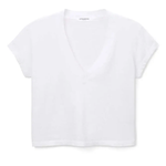 white t-shirt on white background 