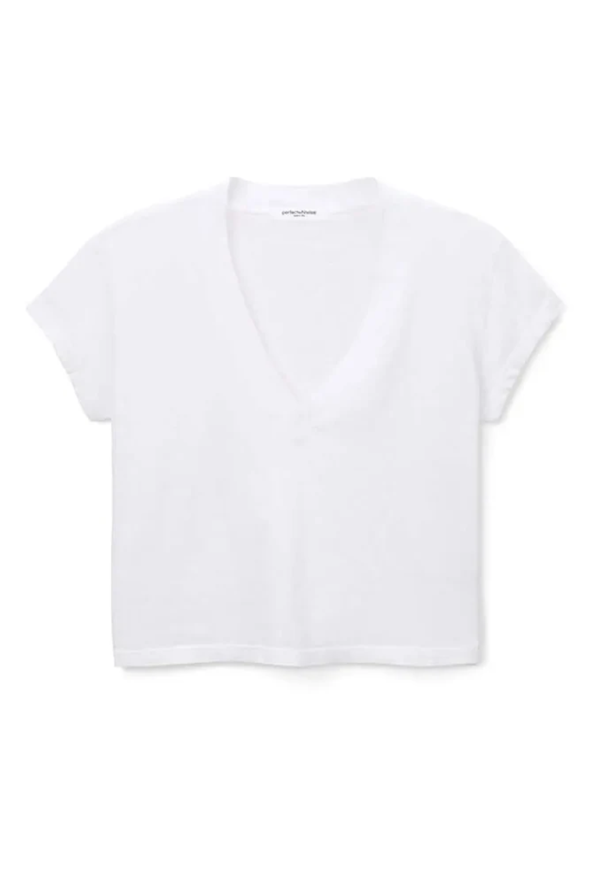 white t-shirt on white background 
