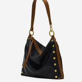 Large structured tote bag with sturdy shoulder straps and a spacious interior designed for everyday use.