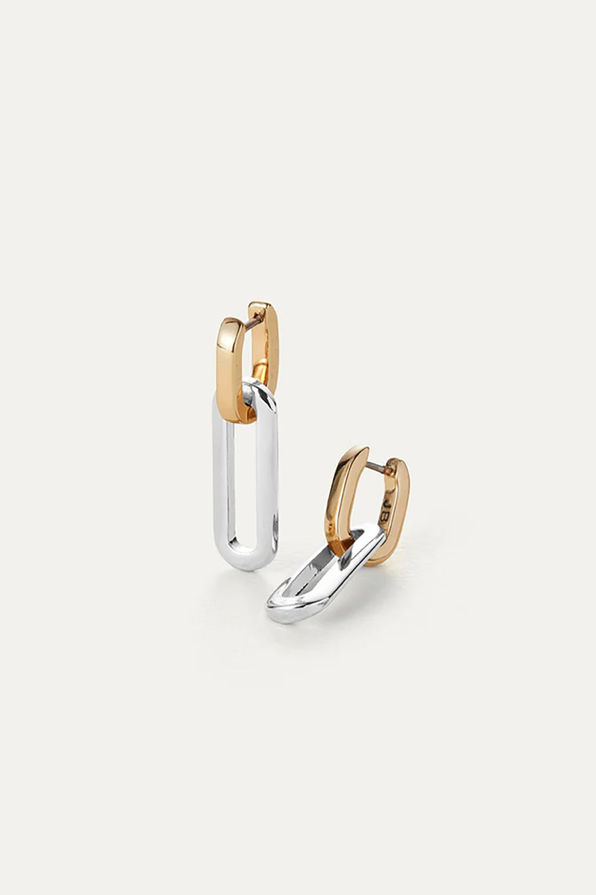 Detachable link earring shown in both short and extended styles