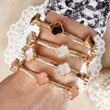 Clover Stretchy Bangle Bracelet