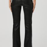 High Rise Laurel Canyon Boot Cut Jean - Black Fog Luxe Coating