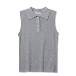 grey tank top on white background 