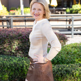 Contrast Cardigan Top