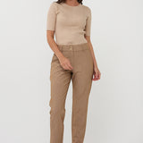 Round Neck Rib Sweater