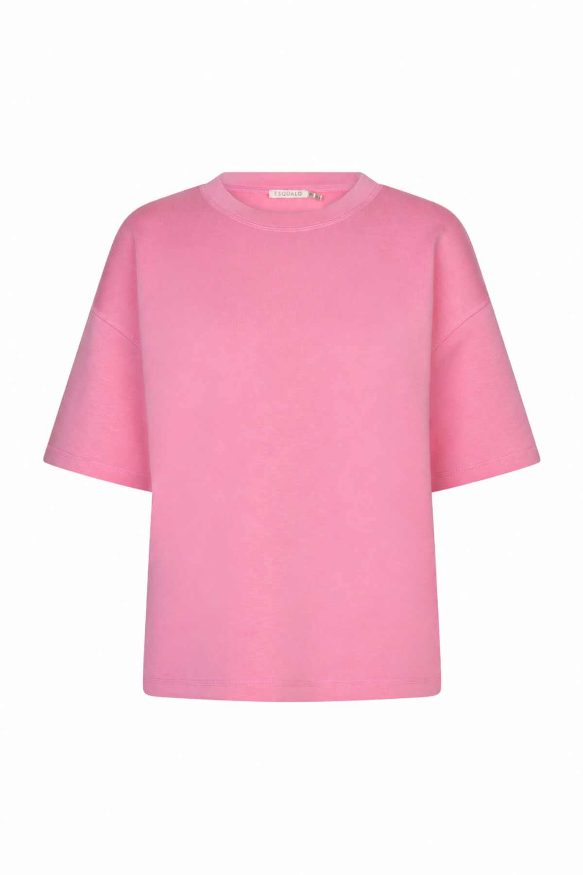 pink t-shirt on white background 