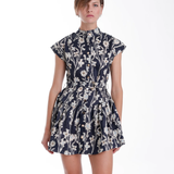 Zelle Embroidered Mini Dress