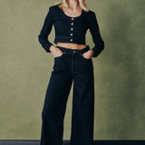 Hepburn Wide Leg: High Rise 32'