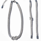 Crystal Knot Bracelet Set