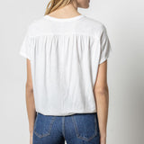 Easy Shirred Short Sleeve