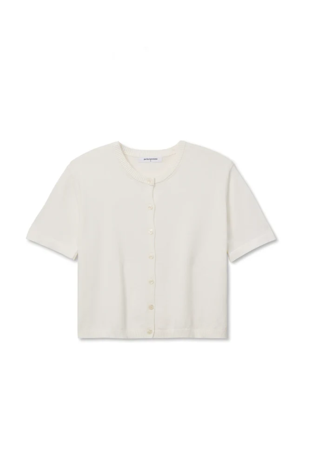 White blouse on a white background