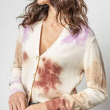 Tie Dyed Cardigan Sweater