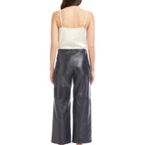 Faux Patent Leather Pants