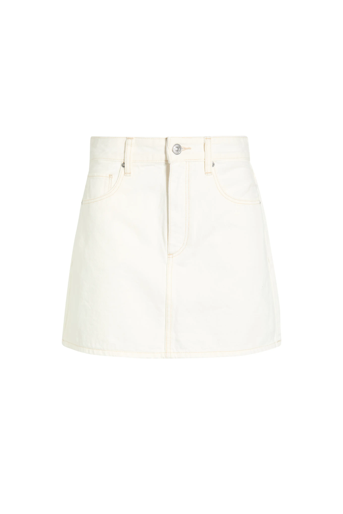 White skirt on a white background