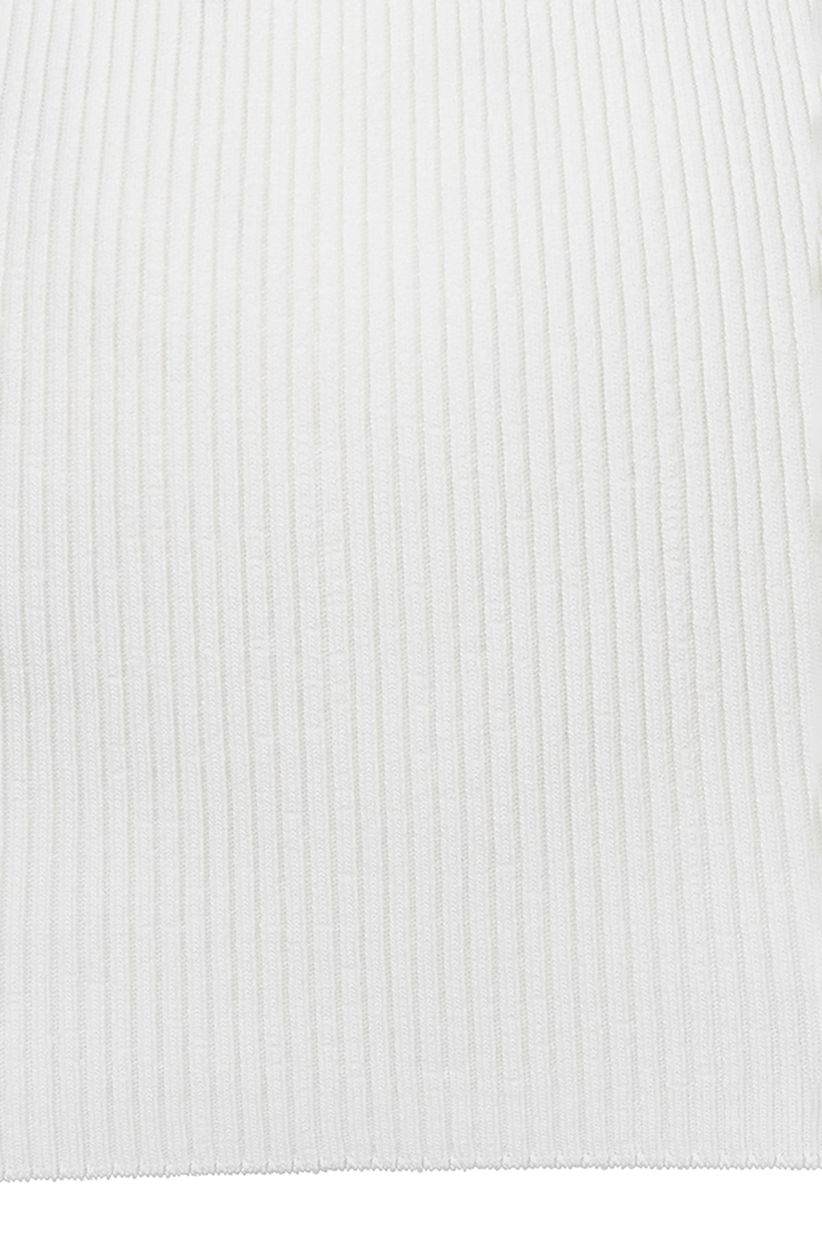 Close-up of white ribbed fabric texture