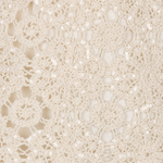 close up of lace sequin fabric 