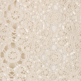 close up of lace sequin fabric 