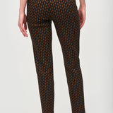 Jacquard Woven Abstract Print Slim Fit Pants