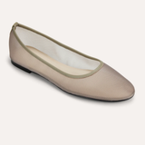 taupe mesh flat on white background 