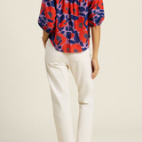 Loren Blouse Poinciana Floral