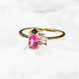 Bouquet Ring - Pink Topaz
