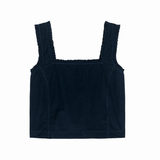 Black tank top on a white background