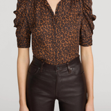 THE GILLIAN BLOUSE - Leopard