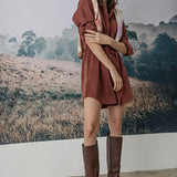 Corduroy Shirt Dress