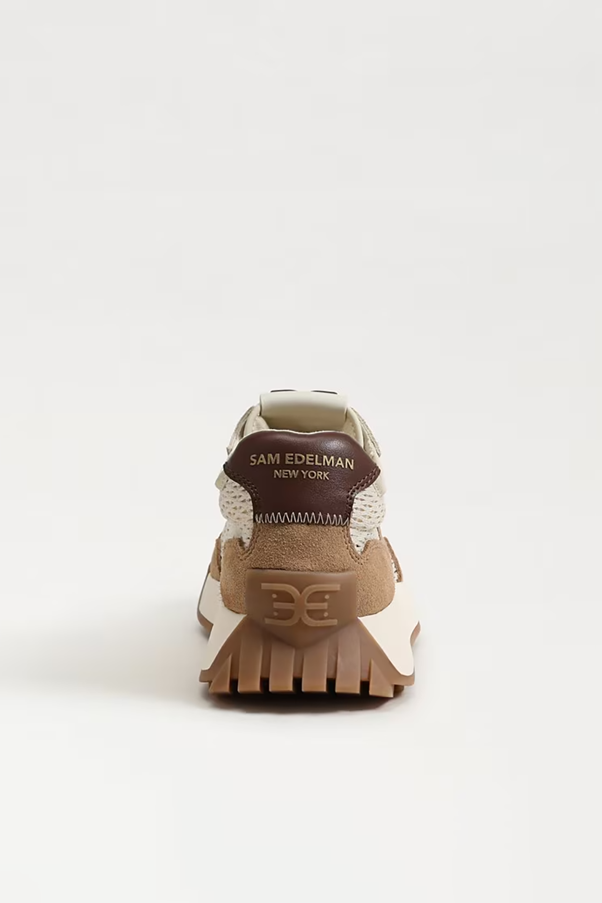 Back view of a Sam Edelman shoe on a white background