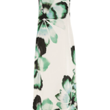 image on floral printed dress on white background 