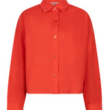 Red shirt on a white background