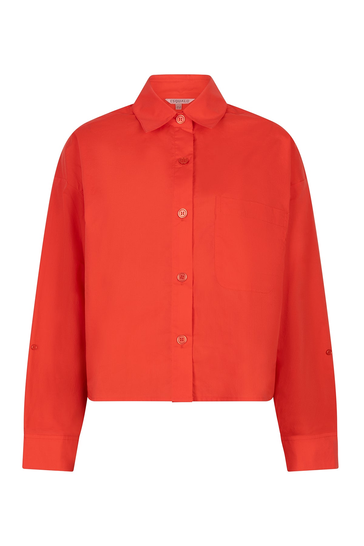 Red shirt on a white background